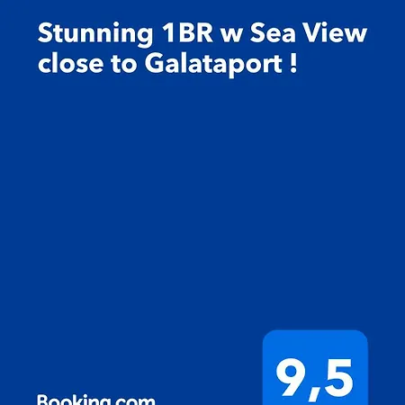 Stunning 1br W Sea View Close To Galataport ! Apartamento *